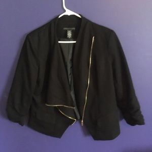 Zip up dress jacket